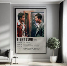 Fight Club (1999) Movie Poster Canvas Poster Minimalist Poster Art Print Gifts for Lover Mural Painting Home Decoration 1754661822