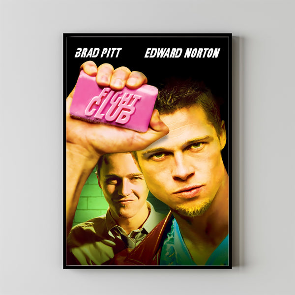 Fight Club (1999) Poster Art Print Movie Posters Gift for Movie lovers