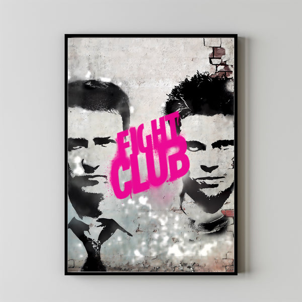 Fight Club (1999) Poster Art Print Movie Posters Gift for Movie lovers 1