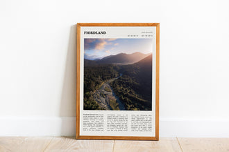 Fiordland National Park Wall Art Poster Poster New Zealand  Black White Poster  Poster  Art Gift 1700214245