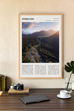 Fiordland National Park Wall Art Poster Poster New Zealand  Black White Poster  Poster  Art Gift 1700214245