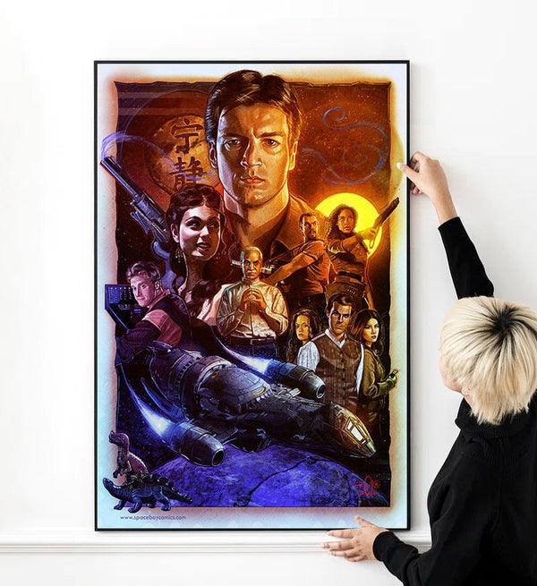 Firefly Sci-Fi TV Series Artwork Poster High Quality Print Photo Wall Art Canvas Cloth Multi size 1621936874