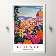Firenze Art Print, City Poster, City Skyline Art, Italy Wall Art, Travel Gift, Travel Poster, Europe Print, Tuscany Print, Firenze Painting