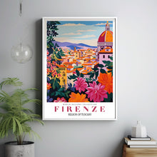 Firenze Art Print, City Poster, City Skyline Art, Italy Wall Art, Travel Gift, Travel Poster, Europe Print, Tuscany Print, Firenze Painting