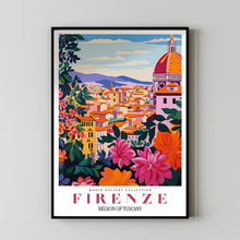 Firenze Art Print, City Poster, City Skyline Art, Italy Wall Art, Travel Gift, Travel Poster, Europe Print, Tuscany Print, Firenze Painting