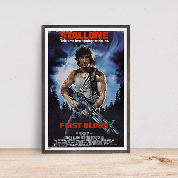 First Blood Movie Poster, Room Decor, Home Decor, Art Poster for Gift 1644659868
