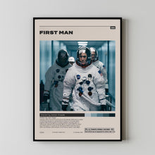 First Man Poster,Damien Chazelle, Minimalist Movie Poster