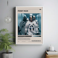 First Man Poster,Damien Chazelle, Minimalist Movie Poster
