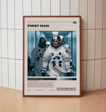First Man Poster,Damien Chazelle, Minimalist Movie Poster