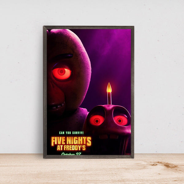 Five Nights At Freddy's Movie Poster - 2023 Film - Room Decor Wall Art - Canvas Fabric Print - Poster Gift 1505447203
