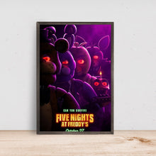 Five Nights At Freddy's Movie Poster - 2023 Film - Room Decor Wall Art - Canvas Fabric Print - Poster Gift 1588167182