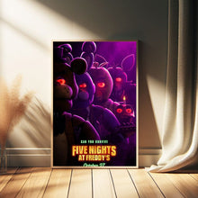 Five Nights At Freddy's Movie Poster - 2023 Film - Room Decor Wall Art - Canvas Fabric Print - Poster Gift 1588167182