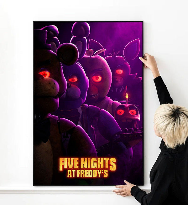 Five Nights at Freddy's Movie Poster High Quality Print Photo Wall Art Canvas Cloth Multi size 1523746909