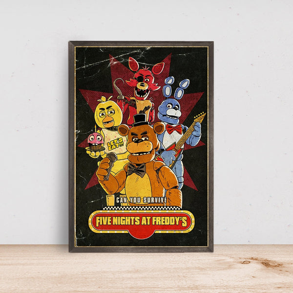 Five Nights at Freddy's Movie Poster, Room Decor, Home Decor, Art Poster for Gift 1586603702