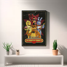 Five Nights at Freddy's Movie Poster, Wall Art Prints, Art Poster, Canvas Material Gift, Keepsake, Home Decor, Live Room Wall Art 1666418196