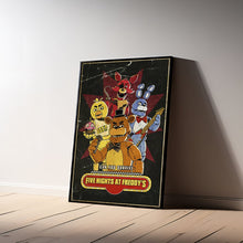Five Nights at Freddy's Movie Poster, Wall Art Prints, Art Poster, Canvas Material Gift, Keepsake, Home Decor, Live Room Wall Art 1666418196
