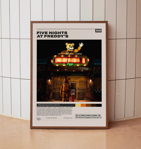 Five Nights at Freddy's, Emma Tammi, Minimalist Movie Poster