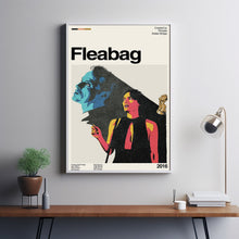 Fleabag Movie Poster, Fleabag Dramatic Movie, Phoebe Waller-Bridge Film, Minimalist Art, High Quality, Custom Print, Modern Vintage