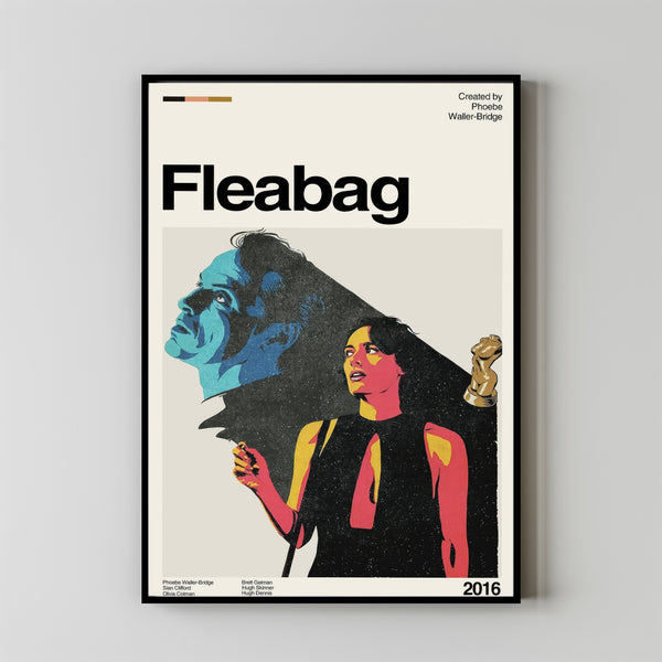 Fleabag Movie Poster, Retro Movie, Classic Movie Poster, Retro Movie posters, Minimal Movie Art, Modern Vintage, Move Gifts, Favorite Movie