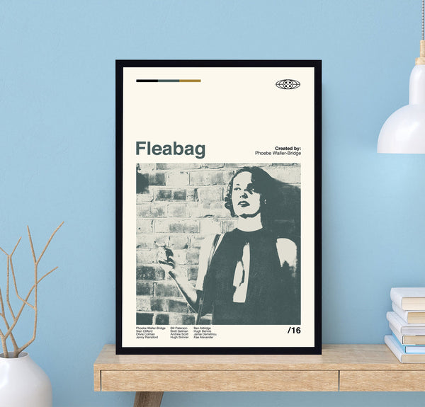 Fleabag Poster, Phoebe Waller-Bridge, Retro Movie Poster, Abstract Poster, Retro Poster, Minimalist Art, Custom Poster, Gifts For Him 1687278458