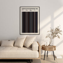Flight of the Navigator Movie Barcode Print, Flight of the Navigator Print, Flight of the Navigator Poster, Flight of the Navigator Wall Art 1641827597