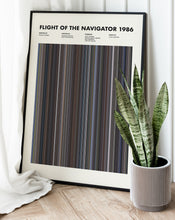 Flight of the Navigator Movie Barcode Print, Flight of the Navigator Print, Flight of the Navigator Poster, Flight of the Navigator Wall Art 1641827597