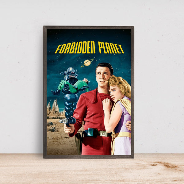 Forbidden Planet Poster- Room Decor Wall Art - Canvas Fabric Print - Poster Gift 1516449069