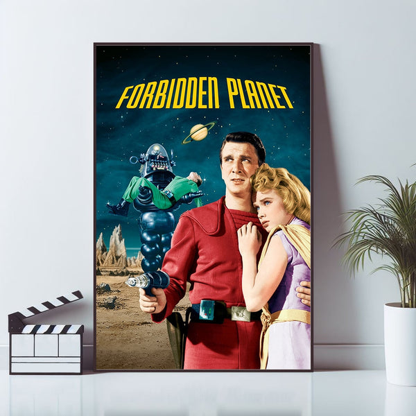 Forbidden Planet, Movie Poster, Art Poster, Canvas Material Gift, Keepsake, Home Decor, Live Room Wall Art, Wall Art Print 1697150833