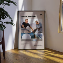 Ford V Ferrari Poster, Christian Bale Wall Art, Minimalist Wall Decor, Frame Options, Action Drama Film Print, Gift for Movie Lovers 1747821547