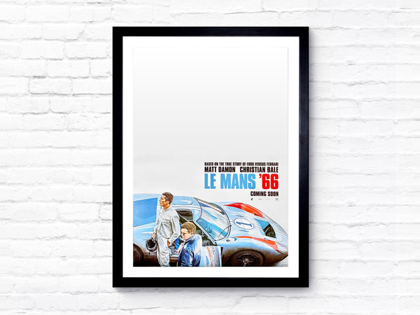 Ford v Ferrari - Le Mans '66 - 2019 - Movie Poster - Film Poster - Cinema Poster - A1A2A3A4A5 1578808312