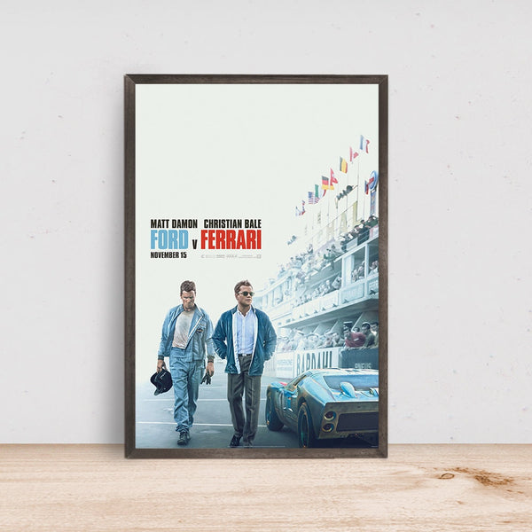 Ford v Ferrari Movie Poster, Room Decor, Home Decor, Art Poster for Gift 1577659514