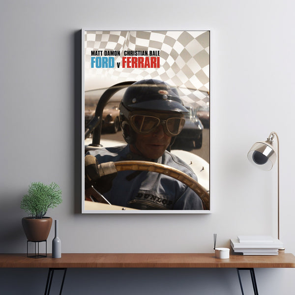 Ford v Ferrari Poster Art Print Movie Posters Gift for Movie lovers 7