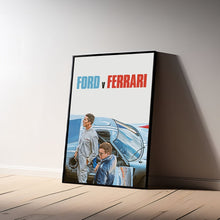 Ford v Ferrari, Movie Poster, Wall Art Prints, Art Poster, Canvas Material Gift, Keepsake, Home Decor, Live Room Wall Art 1689776277