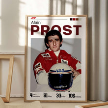 Formula 1 Legends Poster  Formula 1 Wall Art  Ayrton Senna  Alain Prost  Minimalist Poster Car Enthusiast  1656942097 - Copy