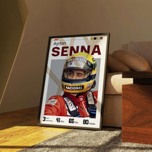 Formula 1 Legends Poster  Formula 1 Wall Art  Ayrton Senna  Alain Prost  Minimalist Poster Car Enthusiast  1656942097