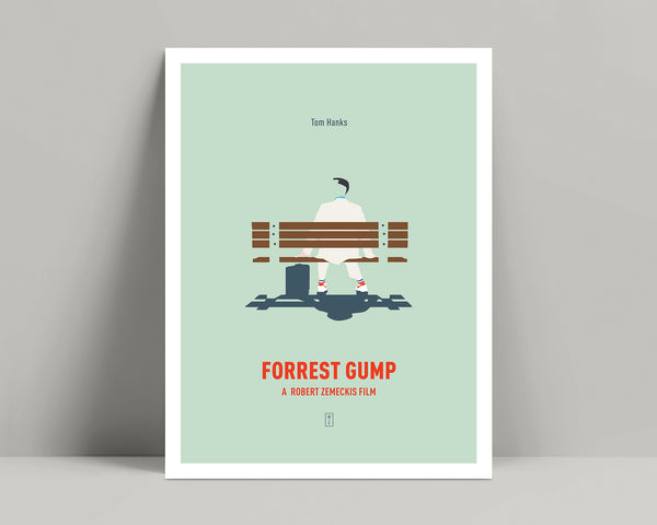 Forrest Gump - Minimalist Poster, Forrest Gump Poster, Minimalist Print, Forrest Gump Print, Tom Hanks, Robin Wright, Gary Sinise 621183463