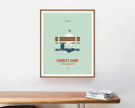 Forrest Gump - Minimalist Poster, Forrest Gump Poster, Minimalist Print, Forrest Gump Print, Tom Hanks, Robin Wright, Gary Sinise 621183463