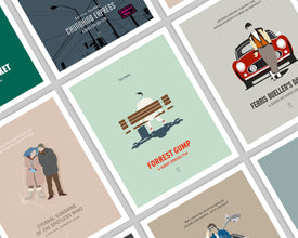 Forrest Gump - Minimalist Poster, Forrest Gump Poster, Minimalist Print, Forrest Gump Print, Tom Hanks, Robin Wright, Gary Sinise 621183463