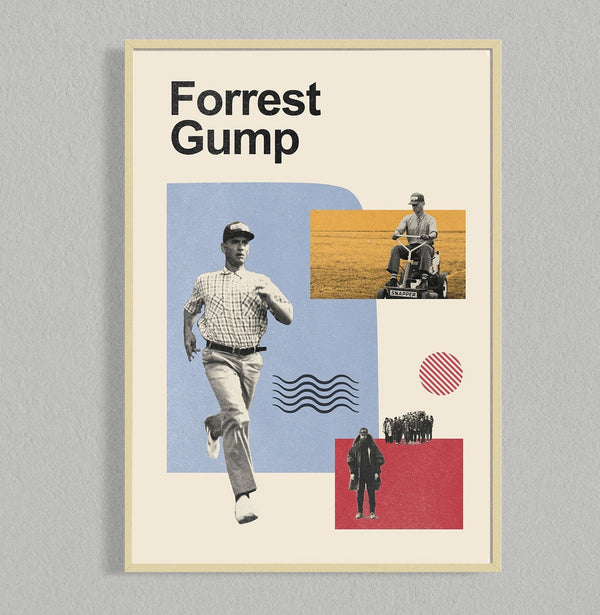 Forrest Gump Mid Century Movie Poster  Film Posters  Minimalist Movie Poster    Wall Art Poster 1375289833