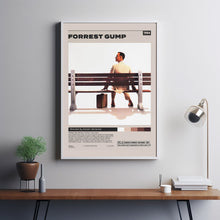 Forrest Gump Poster, Robert Zemeckis, Minimalist Movie Poster