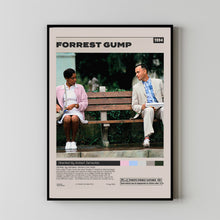 Forrest Gump Poster, Robert Zemeckis, Minimalist Movie Poster 1