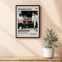 Forrest Gump Poster, Robert Zemeckis, Minimalist Movie Poster 1