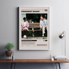 Forrest Gump Poster, Robert Zemeckis, Minimalist Movie Poster 1