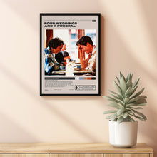Four Weddings and a Funeral, Mike Newell, Minimalist Movie Poster