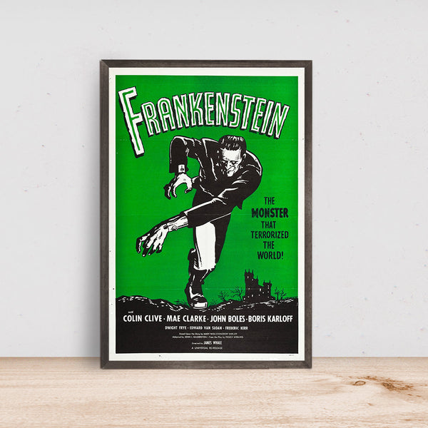 Frankenstein Movie Poster, Room Decor, Home Decor, Art Poster for Gift 1593303463