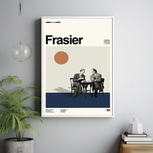 Frasier Movie Poster, Frasier Comedy Poster, David Lee Film, Classic Movie Poster, Retro Movie posters, Minimal Movie Art, Modern Vintage