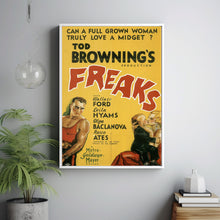 Freaks Movie Poster Art Print Movie Posters Gift for Movie lovers 1