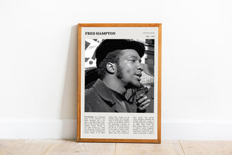 Fred Hampton Wall Art Black Panther Poster Poster Fred Hampton  Black White Poster  Poster  Art Gift 1702215381