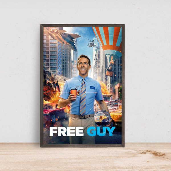 Free Guy Movie Poster, Room Decor, Home Decor, Art Poster for Gift 1591116611