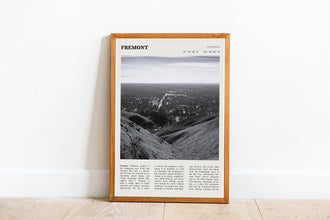 Fremont California Wall Art Poster Poster Fremont California   Black White Poster  Poster  Art Gift 1698609705